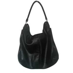 Antik Kraft Black Hobo with Braided Strap and Crossbody Strap